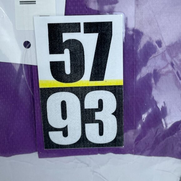 Mens Tayion Purple Dress Shirt L 16-16.5 34/35 Gold Trim Solid NWT 5793 - Picture 6 of 7